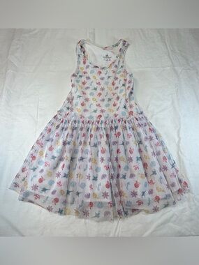 Disney Parks Princess Tulle Tank Dress with character icons